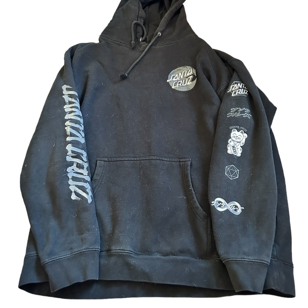 Santa Cruz black hoodie